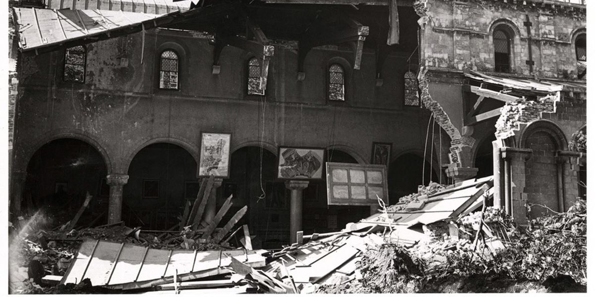 The Cathedral and World War II: The bombing of the Library