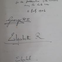 Events at the Cathedral in the 20th century: The Cathedral Visitors Book