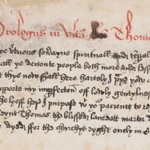 ‘Blissed Thomas Cristes famous clerke’: a manuscript of a late Life of St Thomas Becket (picture-this)